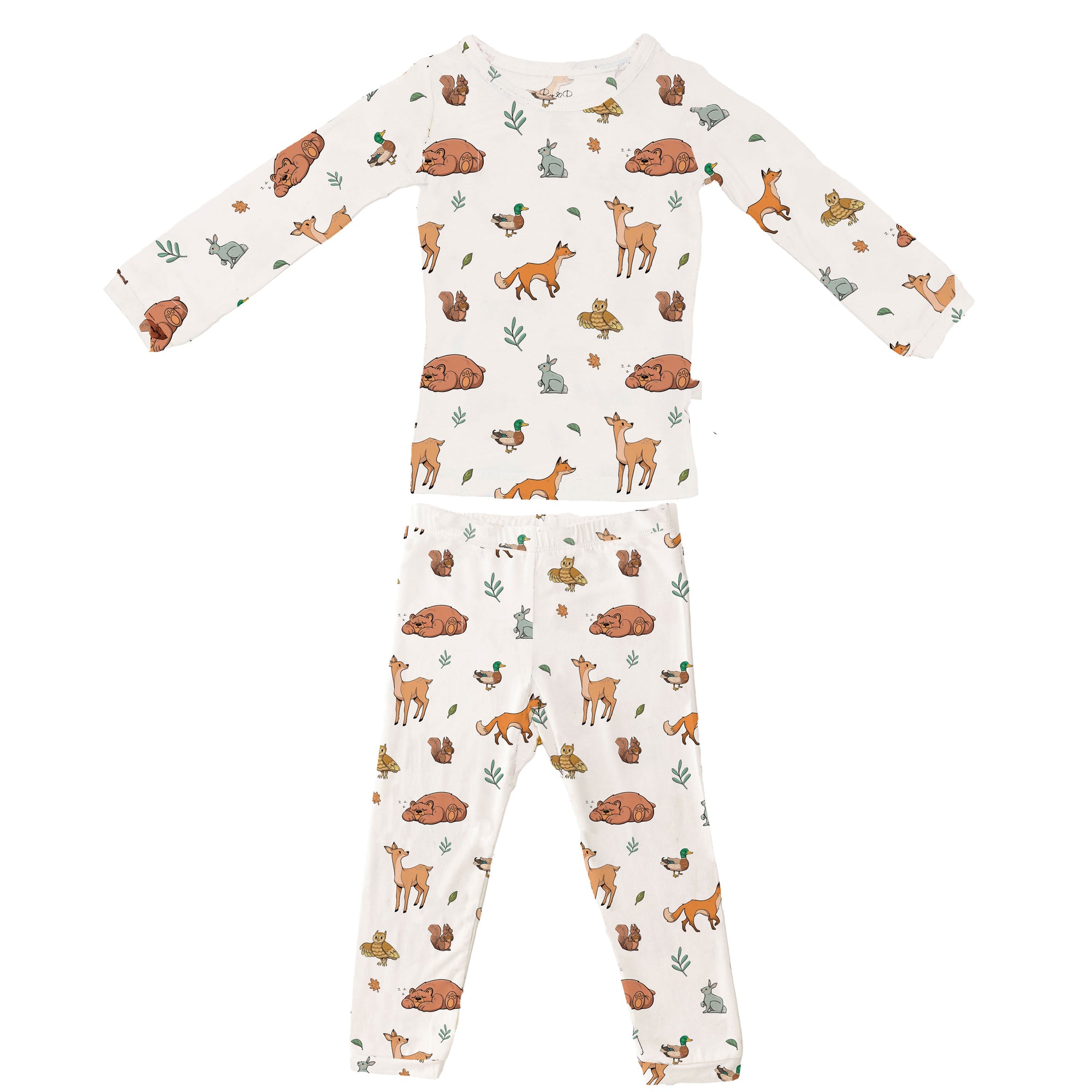 Bamboo Toddler Pajama Set - Winter Collection