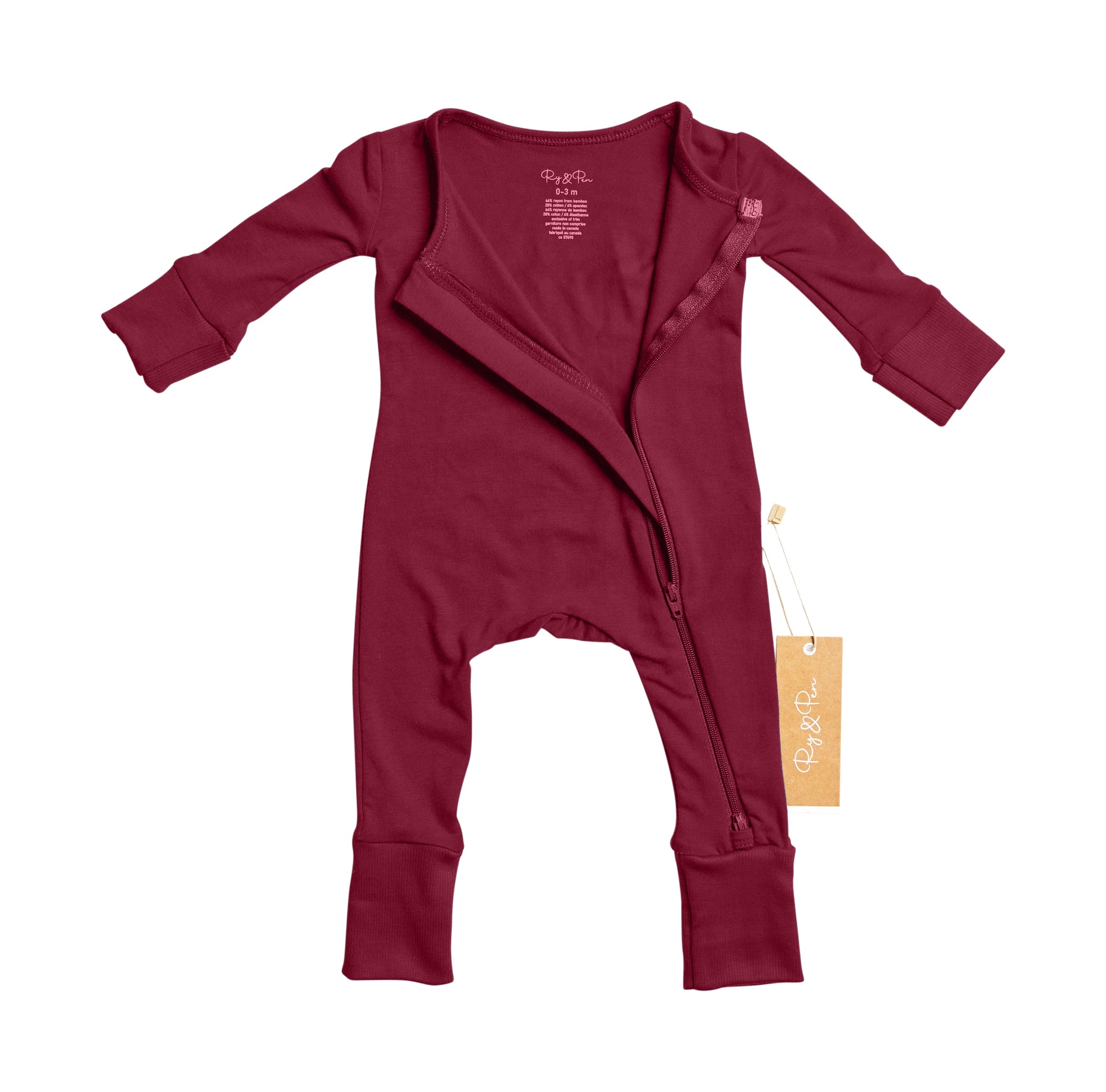 Bamboo Slouch Footless Romper - Winter Collection