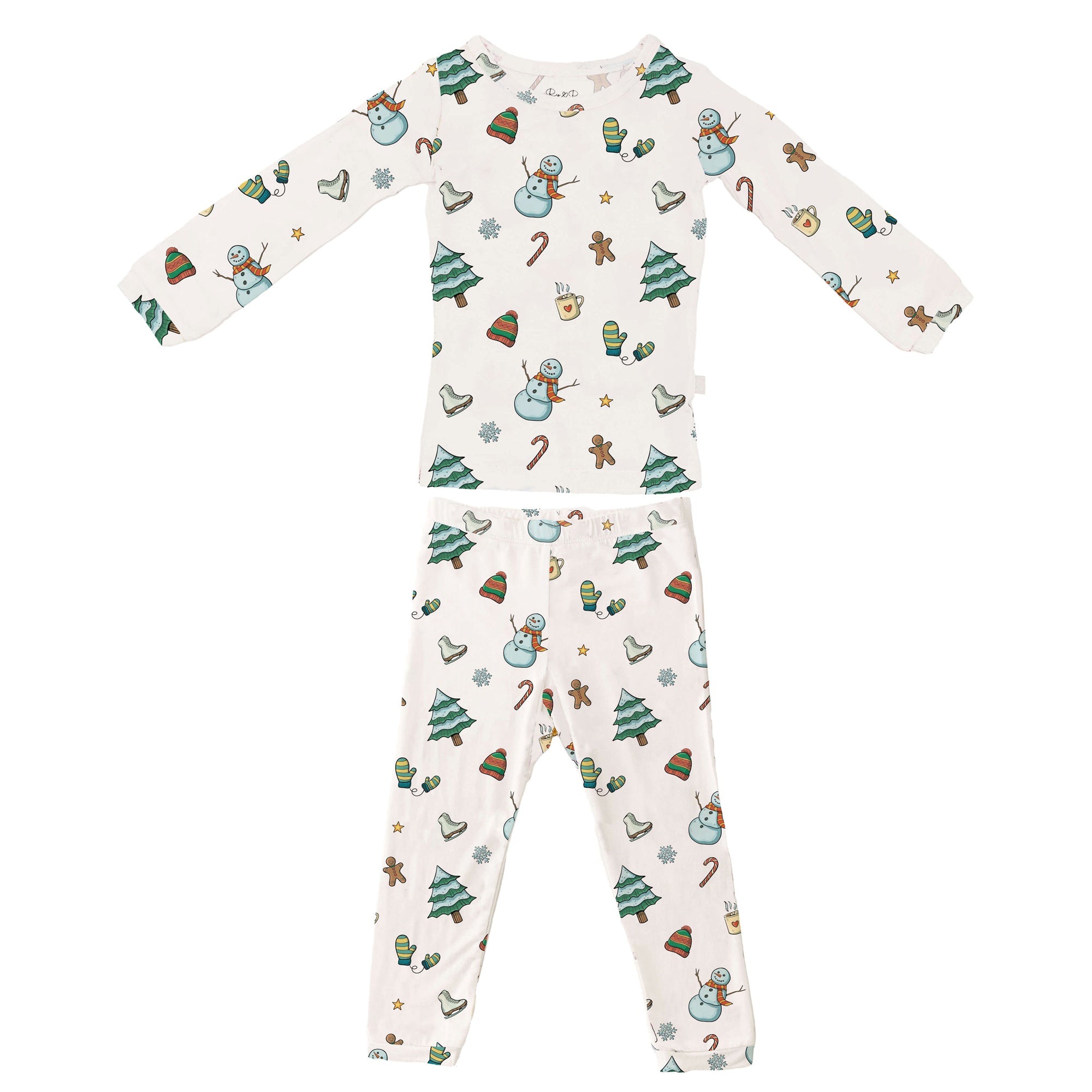 Bamboo Toddler Pajama Set - Winter Collection