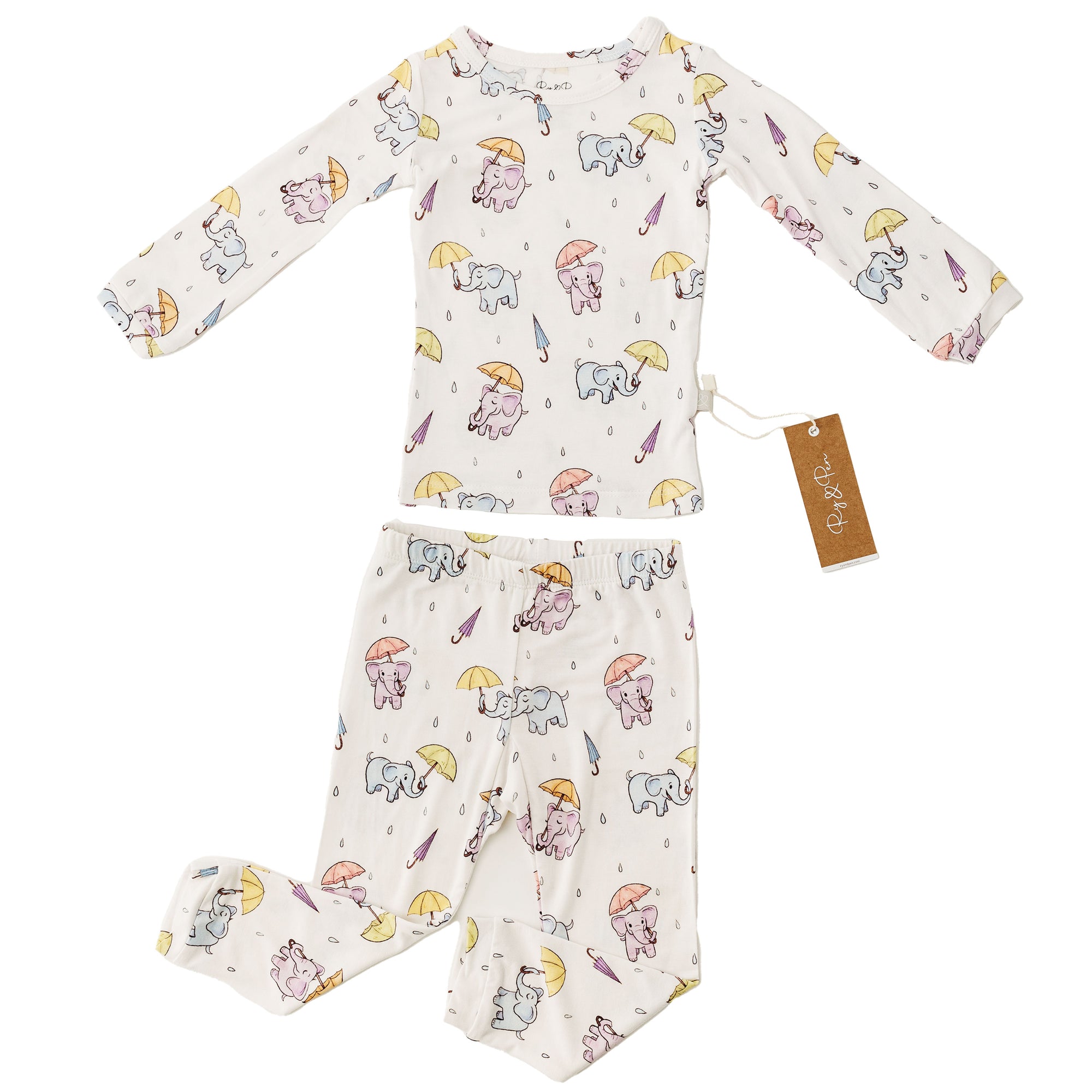 Bamboo Toddler Long Sleeve Pajama Set - Winter Collection - Ry & Pen
