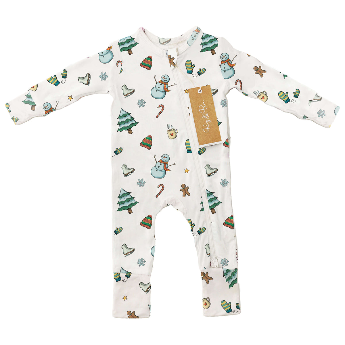 Bamboo Baby Pajamas, THE FAIRIES, Mushrooms Bamboo Baby Sleepers, Woodland  Bamboo Baby Romper, Zippered Baby Romper, Zippered Baby Pajamas 