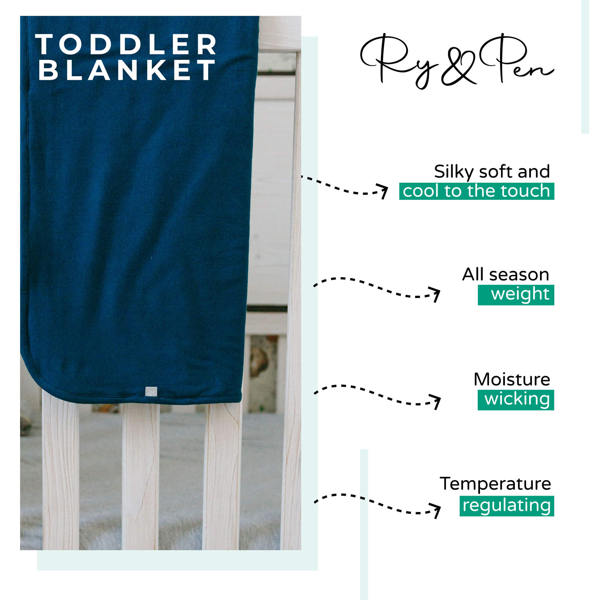 Bamboo Toddler Blanket - 0.5 TOG